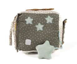 Hot Cubo Blandito de Actividades Sonajero Poppy Musgo Niños Juguetes Bebé 6 Meses|Juguetes Para Recién Nacidos