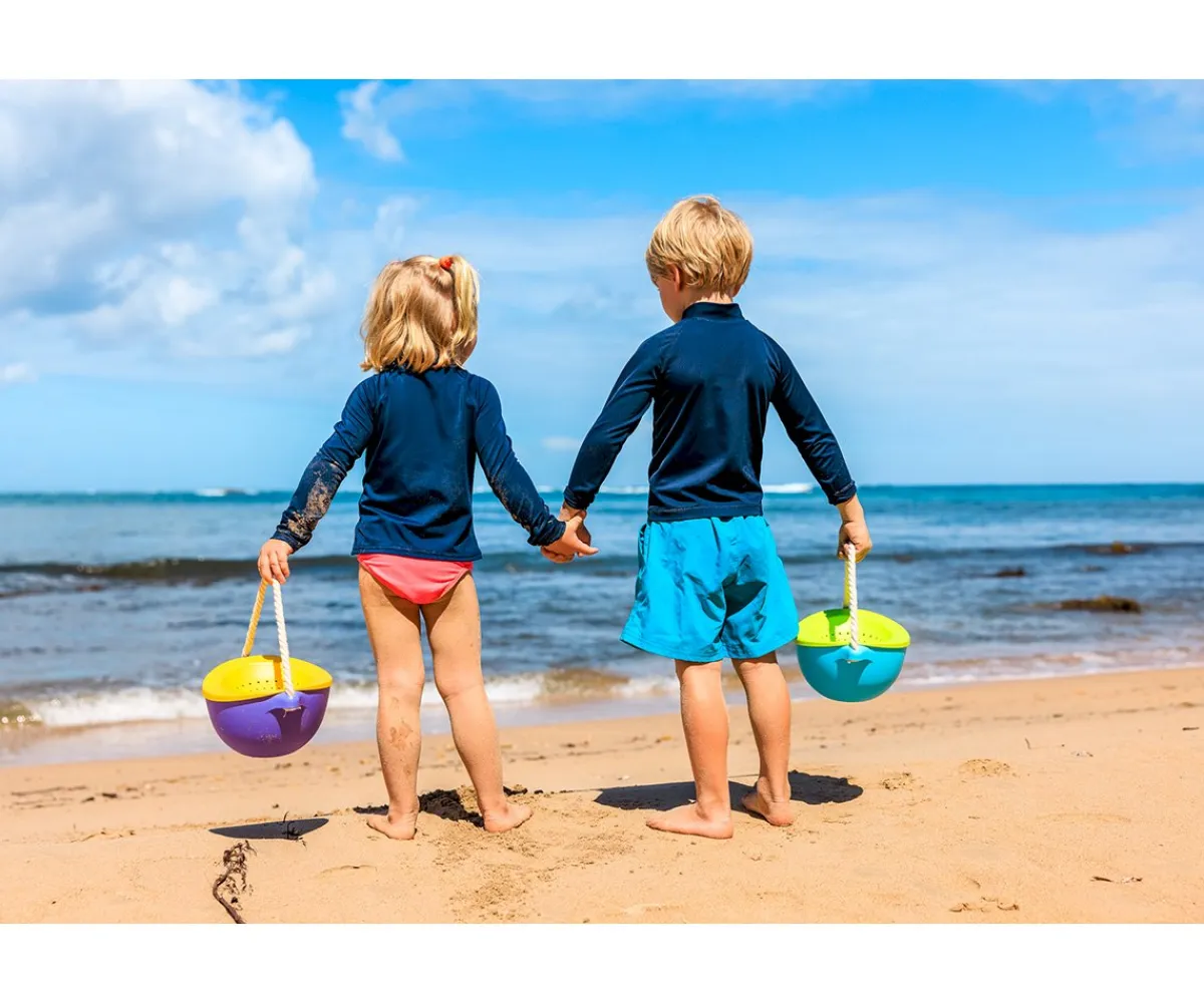 Online Cubo de Playa Violeta PoBi Niños Juguetes Para Niños De Un Año|Juguetes Para Niños De 18 Meses