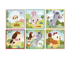 Hot Cubos Animales de la Granja Niños Juguetes Niños 3 Años|Juguetes Para Niños De 18 Meses