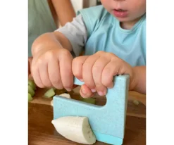 New Cuchillo Seguro para Niños KLYV Lime Cubiertos Infantiles|Baby Led Weaning