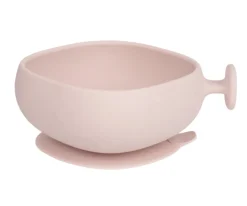 Vajilla Infantil^b.box Cuenco de Silicona con Tapa Blush