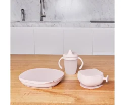 Vajilla Infantil^b.box Cuenco de Silicona con Tapa Blush