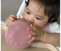 Vajilla Infantil^Miniware Cuenco de Silicona con Tapa y Ventosa Rasberry