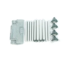 Outlet Cuna de Viaje Tom Vichy Verde para Muñecas Niños Accesorios Para Muñecas|Juguetes Más Recomendados