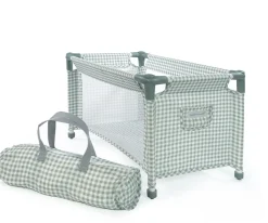 Outlet Cuna de Viaje Tom Vichy Verde para Muñecas Niños Accesorios Para Muñecas|Juguetes Más Recomendados