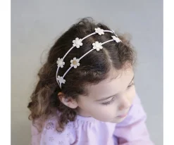 Accesorios De Pelo^Mimi & Lula Diadema Doble Daisy Alice Dorado