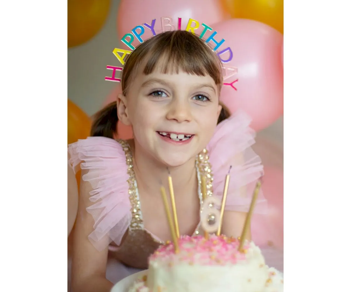 Disfraces Para Niños^Great Pretenders Diadema Happy Birthday MultiColor