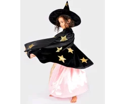 Disfraces Para Niños^Den Goda Fen Disfraz Bruja Velvet Negro T.3-8 años