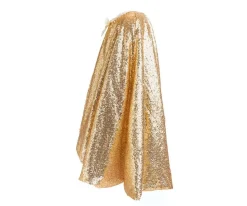 Disfraces Para Niños^Great Pretenders Disfraz Capa Lentejuelas Dorada 4-6 Años
