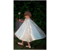 Disfraces Para Niños^Great Pretenders Disfraz Capa Lentejuelas Dorada 4-6 Años