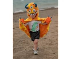Disfraces Para Niños^Great Pretenders Disfraz Capa Giggle The Monster Orange/Yellow, T. 4-6años
