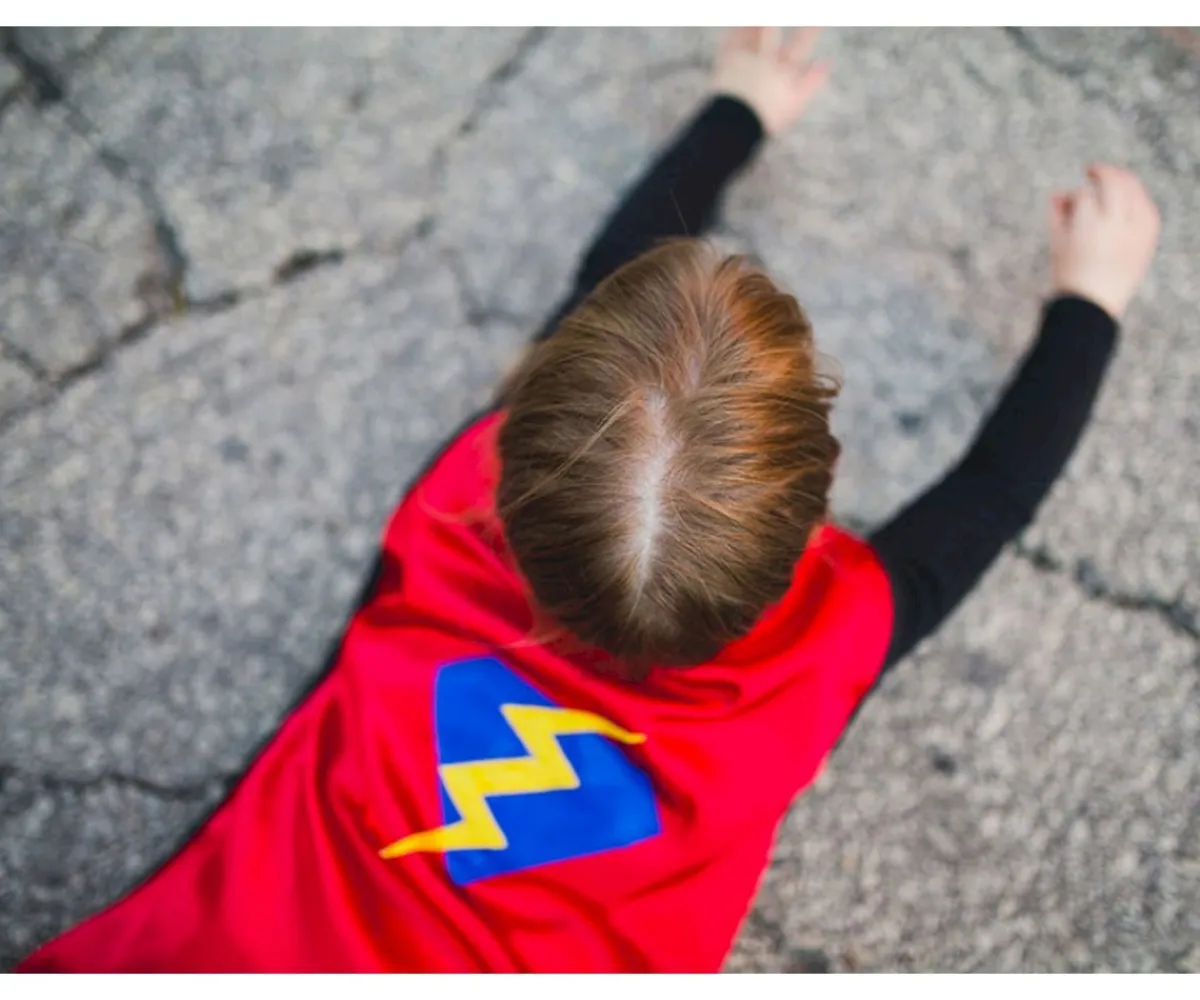 Disfraces Para Niños^Great Pretenders Disfraz Capa Reversible Superhéroe 4-6 años