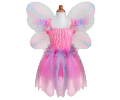Disfraces Para Niños^Great Pretenders Disfraz Mariposa Rosa 5-6 Años
