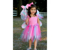 Disfraces Para Niños^Great Pretenders Disfraz Mariposa Rosa 5-6 Años