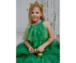 Disfraces Para Niños^Great Pretenders Disfraz Árbol de Navidad con Diadema Verde