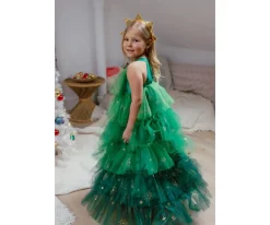 Disfraces Para Niños^Great Pretenders Disfraz Árbol de Navidad con Diadema Verde