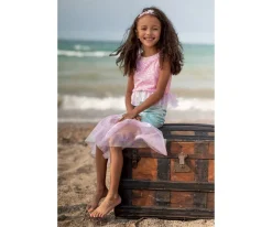 Disfraces Para Niños^Great Pretenders Disfraz Sirena Misty Pink T. 5-6años