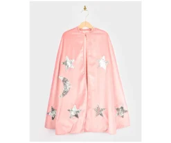 Disfraces Para Niños^Den Goda Fen Disfraz Velvet Rosa con Estrellas Plateadas 3-8 años
