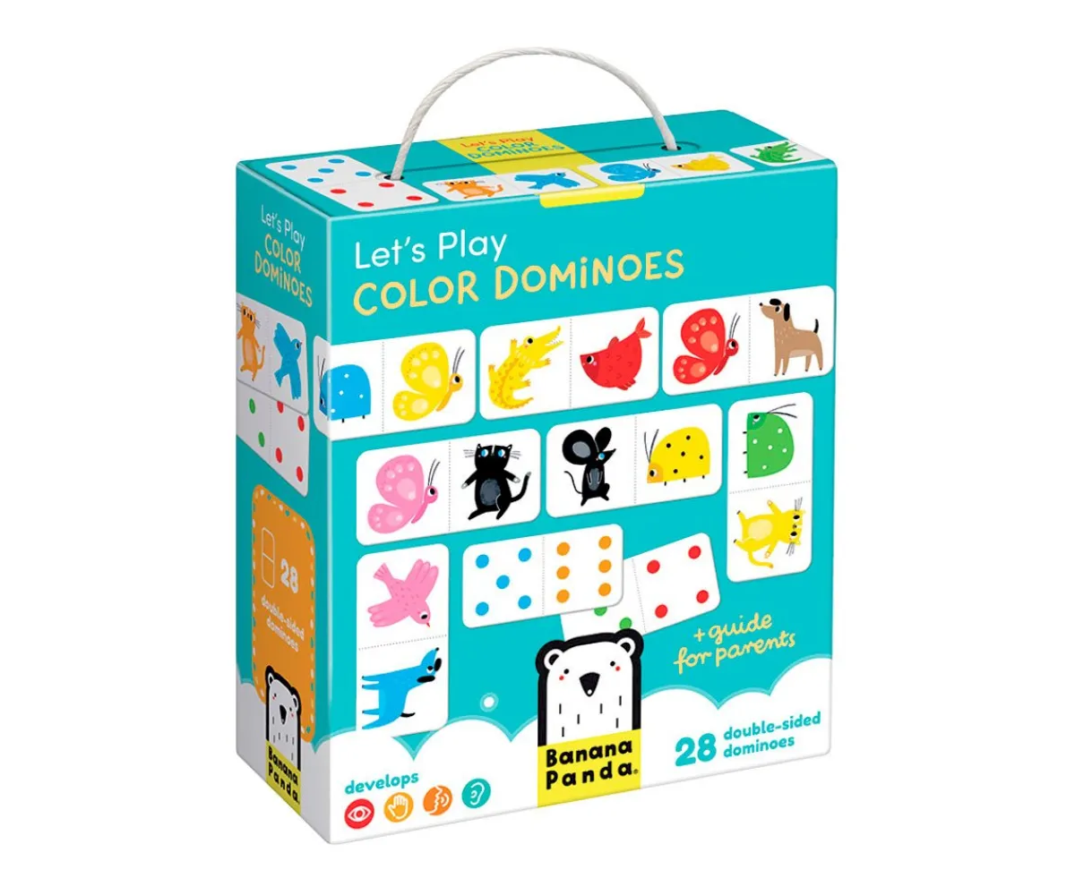 Clearance Dominó Let's Play Color Niños Juguetes Para Niños De 18 Meses|Juguetes Para Niños De Un Año