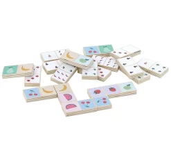Sale Dominó Madera Frutas y verduras Niños Juguetes Para Niños De 18 Meses|Puzzles Para Niños