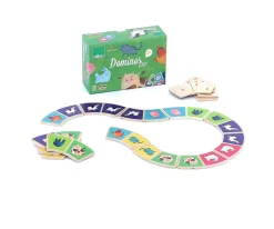 Hot Dominó Madera Granja Niños Puzzles Para Niños|Juguetes Para Niños De Un Año