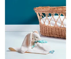 Hot Dou Dou Conejito Crema Personalizable Doudous|Juguetes Para Recién Nacidos