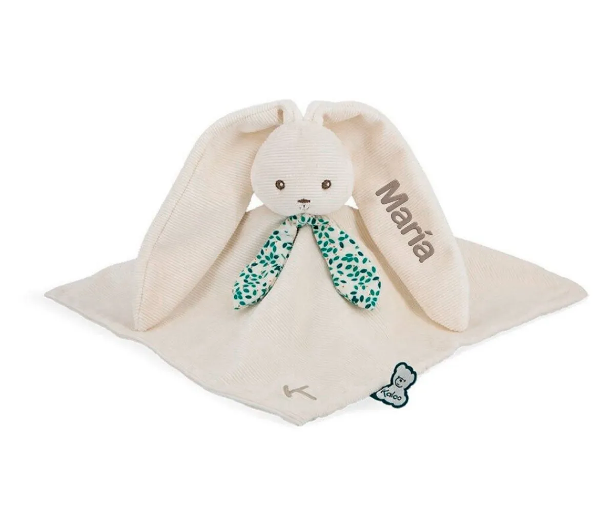 Hot Dou Dou Conejito Crema Personalizable Doudous|Juguetes Para Recién Nacidos