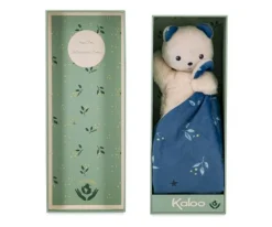 New Dou Dou Osito Douceur Azul Niños Peluches|Doudous