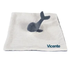 New Doudou Ballena Nico Personalizable Niños Juguetes Bebé 6 Meses|Doudous