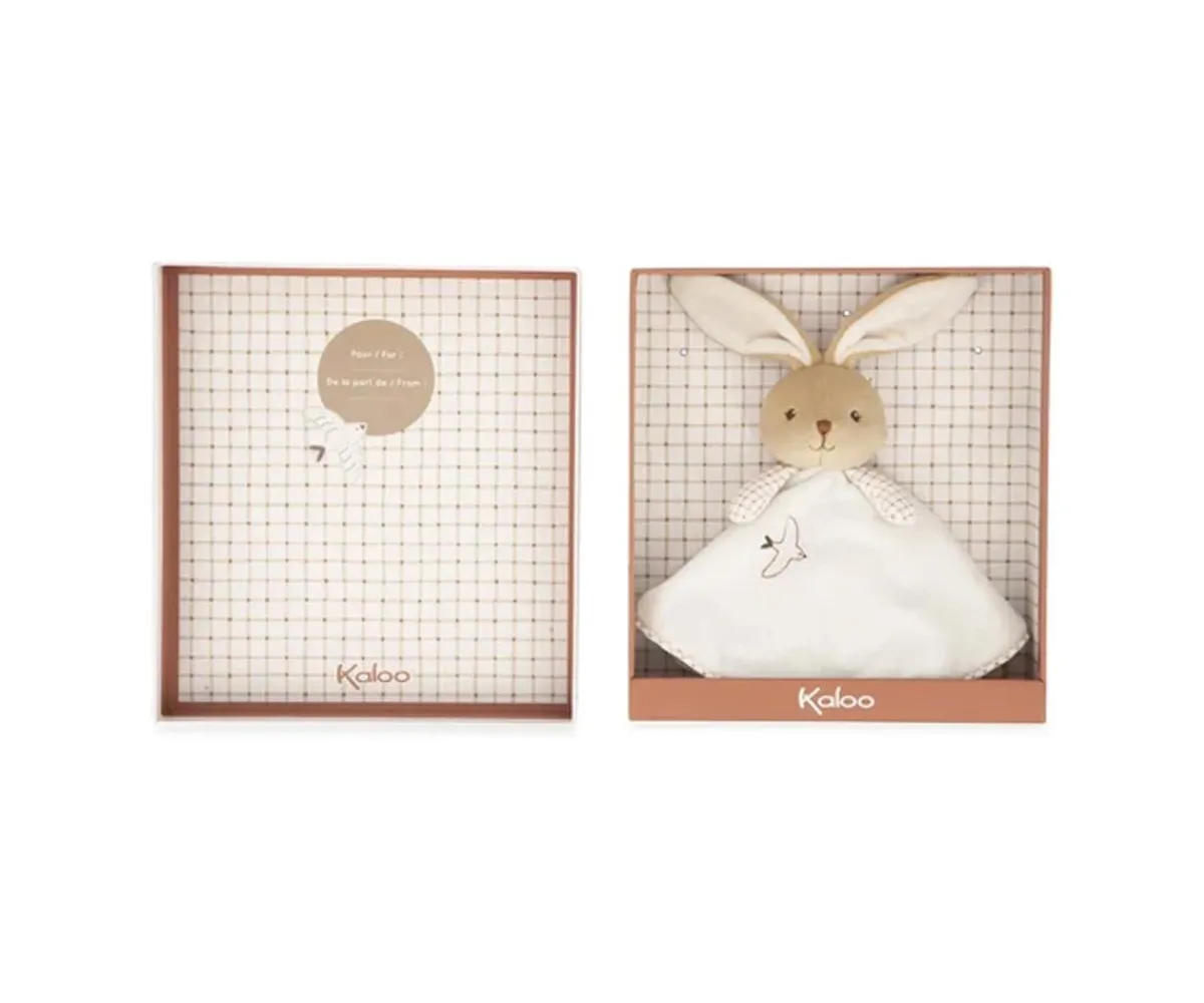 Doudous^kaloo Doudou Conejo Redondo Crema Personalizable
