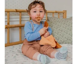 Muselinas Bebé^BIBS Doudou Kangaroo Cornflower