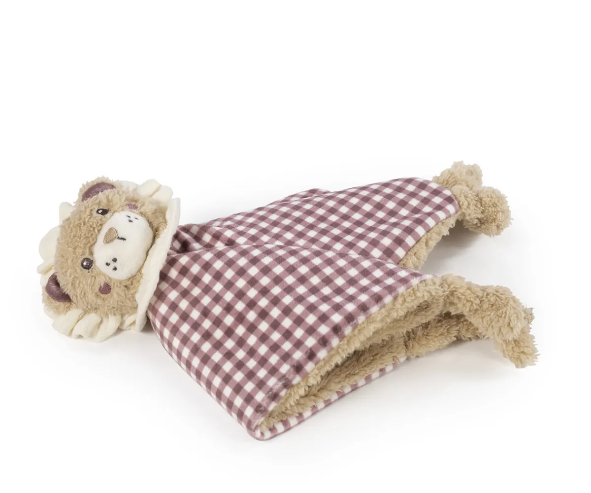 Juguetes Bebé 6 Meses^Walking Mum Doudou León Gala Cerise Personalizable