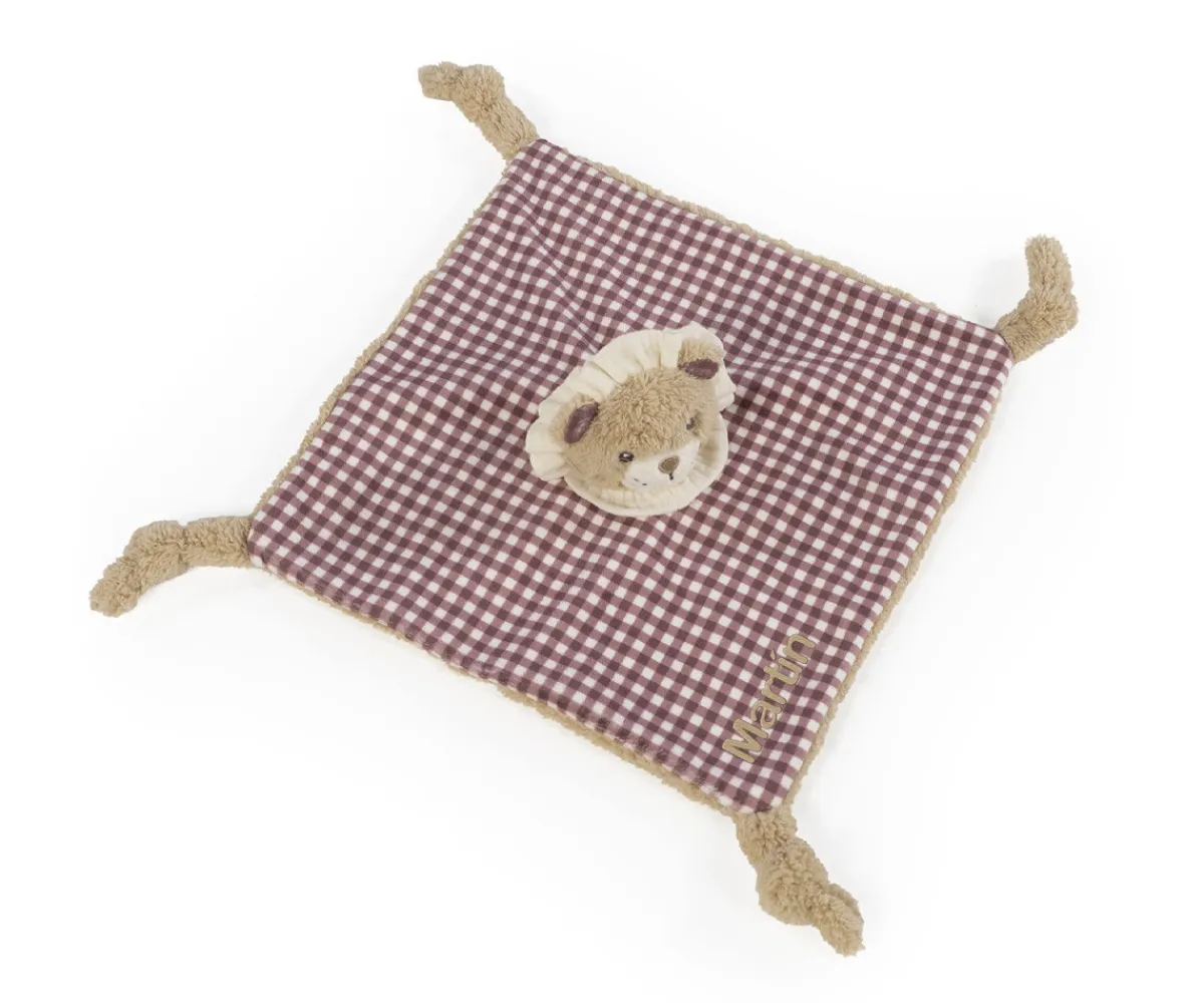 Juguetes Bebé 6 Meses^Walking Mum Doudou León Gala Cerise Personalizable