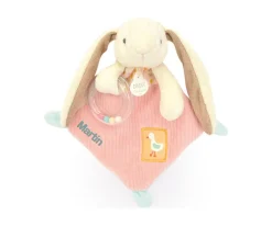 Best Doudou Sonajero Peluche Conejito Personalizable Regalos Para Bebés|Juguetes Para Recién Nacidos