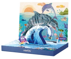 Hot Eco 3D Puzzle Delfín Niños Juguetes Niños 7 Años|Puzzles Para Niños