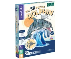 Hot Eco 3D Puzzle Delfín Niños Juguetes Niños 7 Años|Puzzles Para Niños