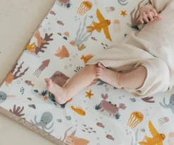 Outlet Enrollagateo Impermeable Animales del Mar con Figuras Sensoriales y Espejo Niños Juguetes Para Recién Nacidos|Manta Actividades Bebé