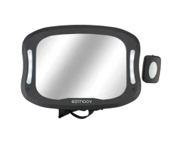 Seguridad Niños Coche^Ezimoov Espejo con Luz y Mando