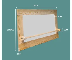 Discount Espejo Montessori Grande con Barra de Madera Niños Juguetes Para Niños De 18 Meses|Juguetes Niños 3 Años