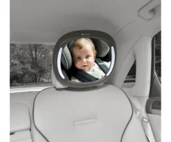Discount Espejo Retrovisor Led con Mando Niños Seguridad Niños Coche|Seguridad Bebé