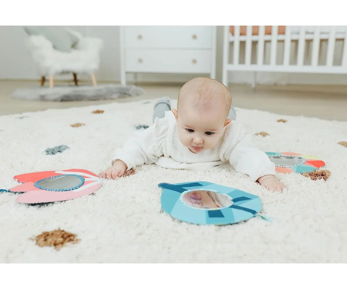 Juguetes Bebé 6 Meses^Miniland Espejo Sensorial para Bebés Flor