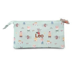 Discount Estuche 3 Compartimentos The Three Little Pigs Personalizable Colecciones Vuelta Al Cole|Estuches Escolares