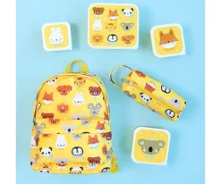 Estuches Escolares^A Little Lovely Company Estuche Animal Friends Personalizable