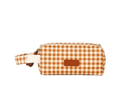 Estuches Escolares^Grech & Co Estuche Escolar con Dos Compartimentos Personalizable Sienna Gingham