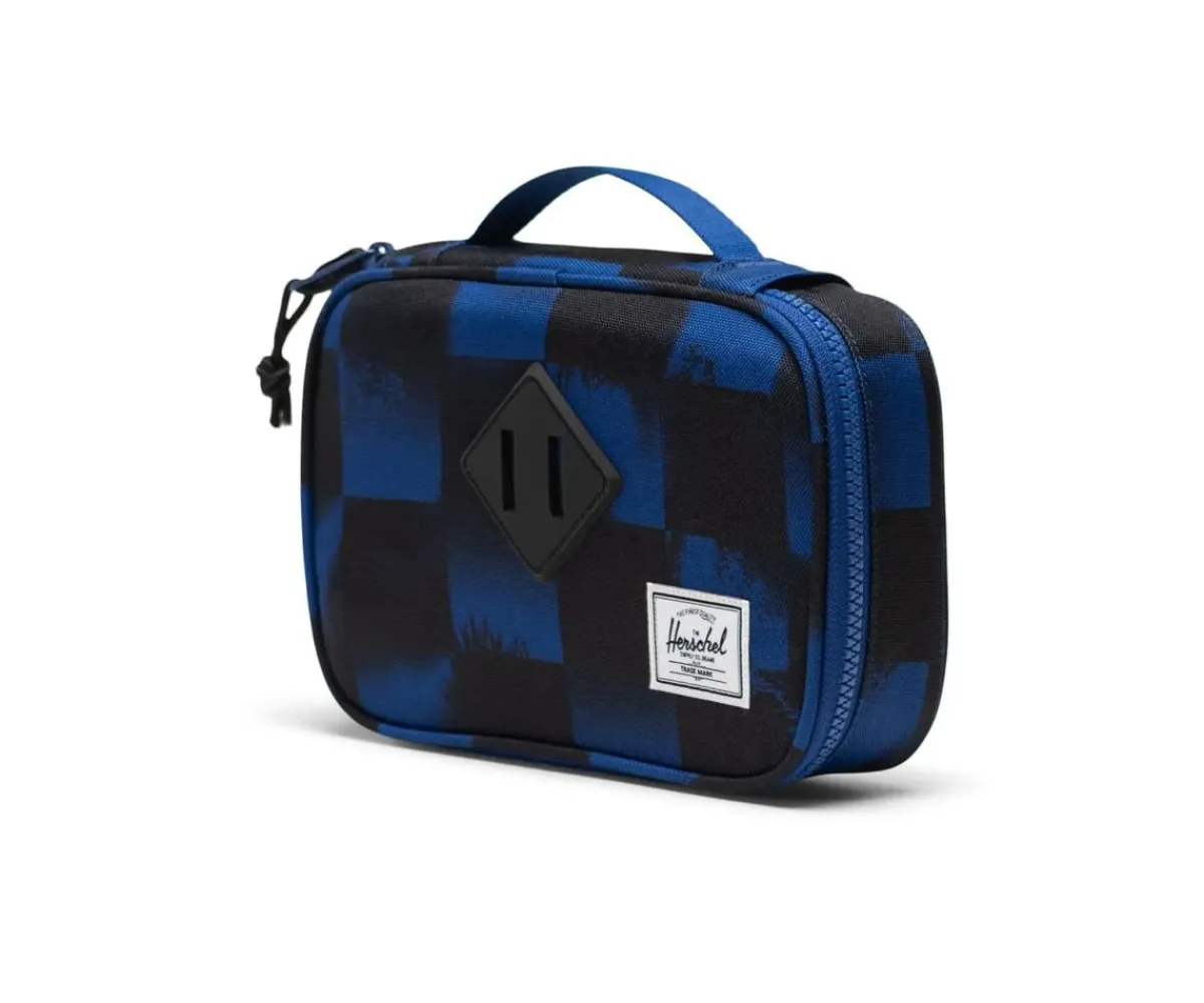 Estuches Escolares^Herschel Estuche Heritage Stencil Checker Sodalite Blue