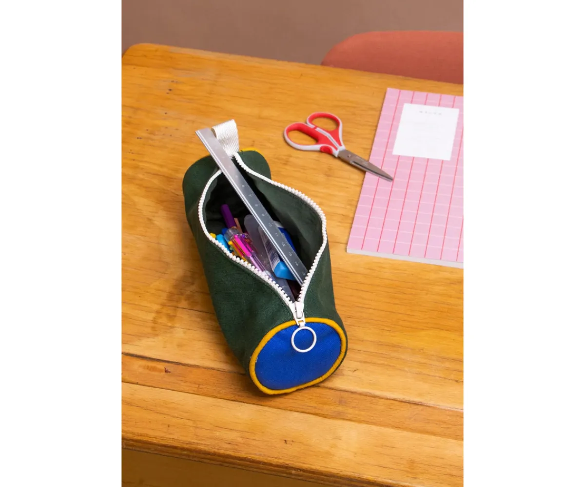 Best Estuche Mia Tricolor Azul Eléctrico Estuches Escolares|Material Escolar