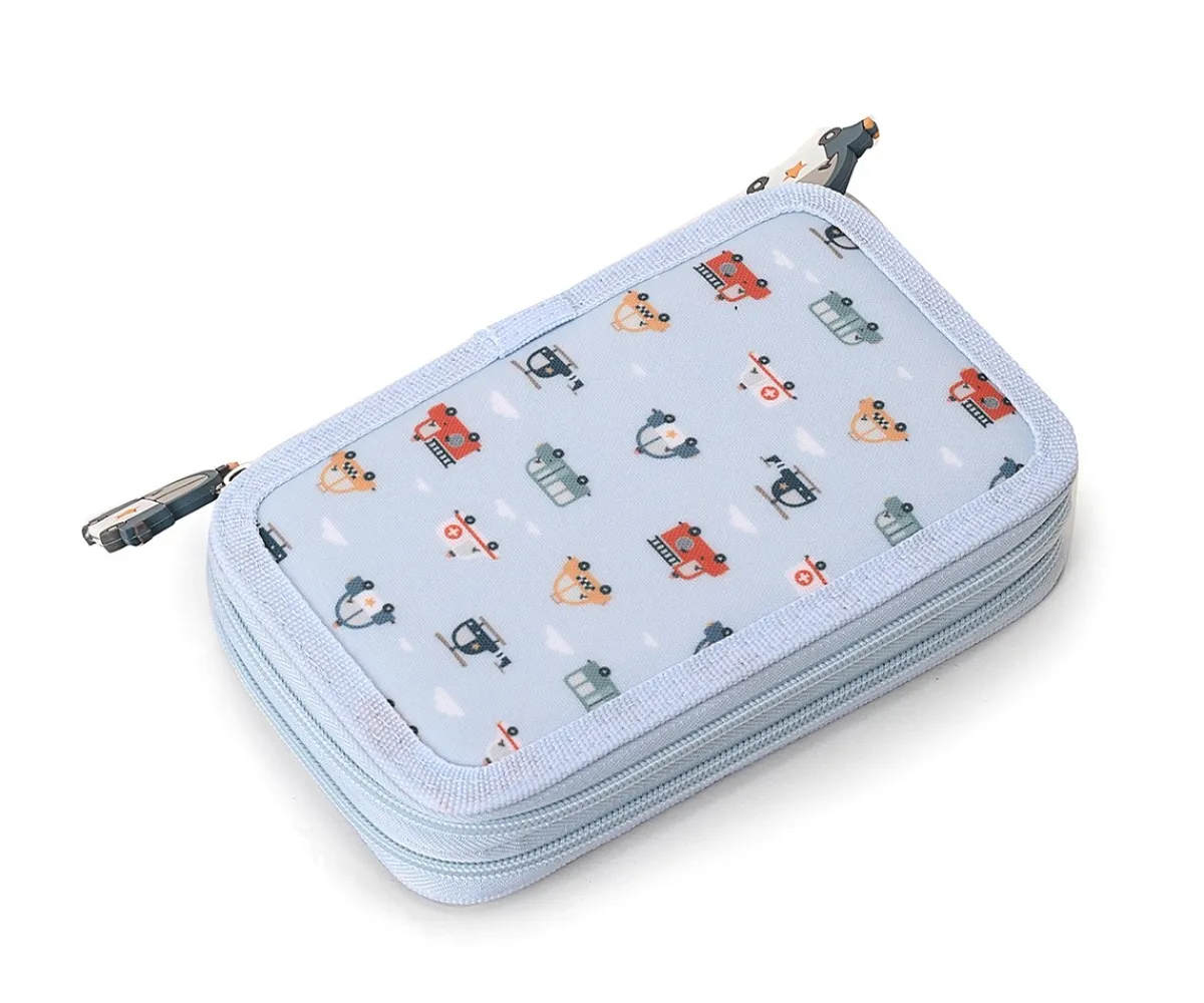 Hot Estuche Plumier Doble City Cars Estuches Escolares|Colecciones Vuelta Al Cole