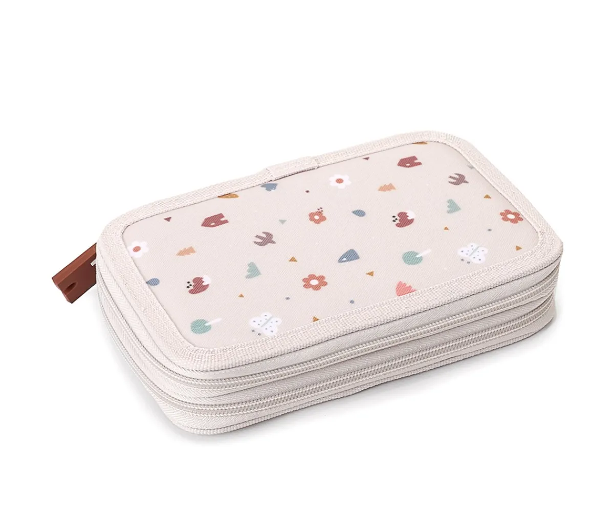 Discount Estuche Plumier Doble Geometric Nature Estuches Escolares|Colecciones Vuelta Al Cole