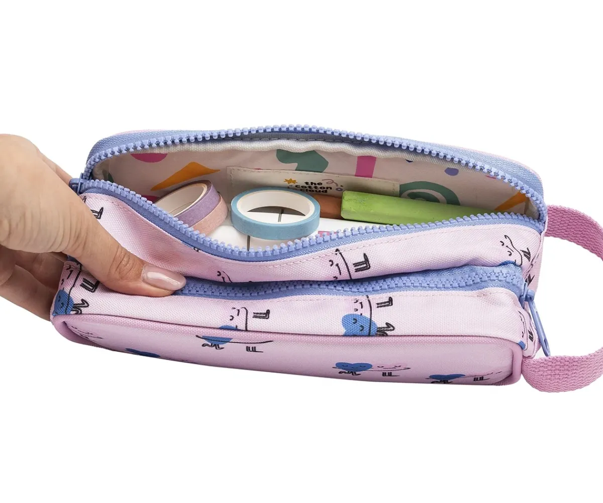 Estuches Escolares^The Cotton Cloud Estuche Rectangular Dancing Hearts