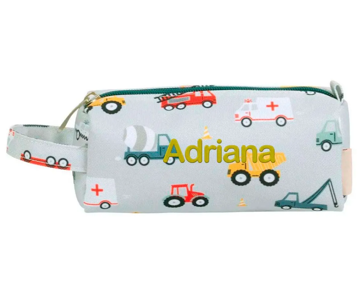 Estuches Escolares^A Little Lovely Company Estuche Vehicles Personalizable